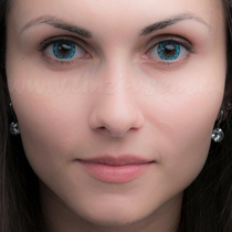 Цветные линзы EOS Daisy Blue Фото 2